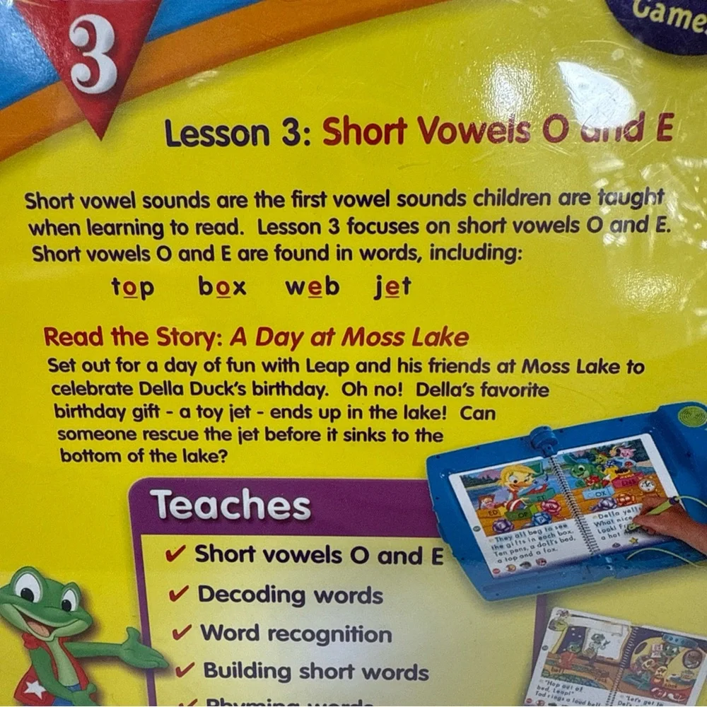 LeapFrog LeapPad Phonics Lesson 3 